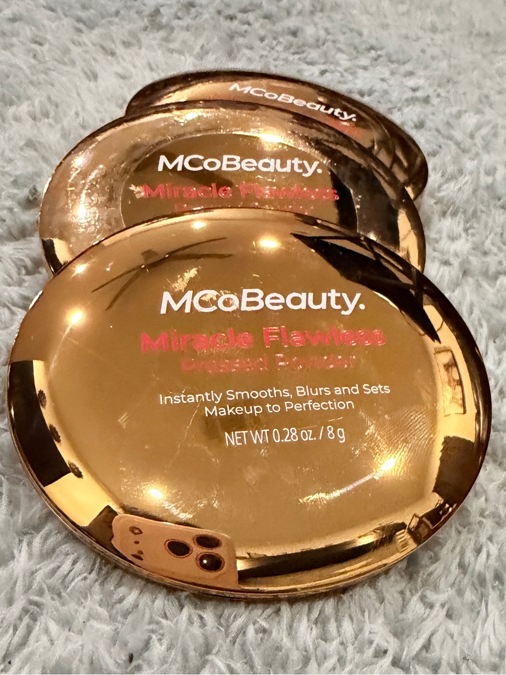 (3) Mco Beauty Miracle Flawless Pressed Powder